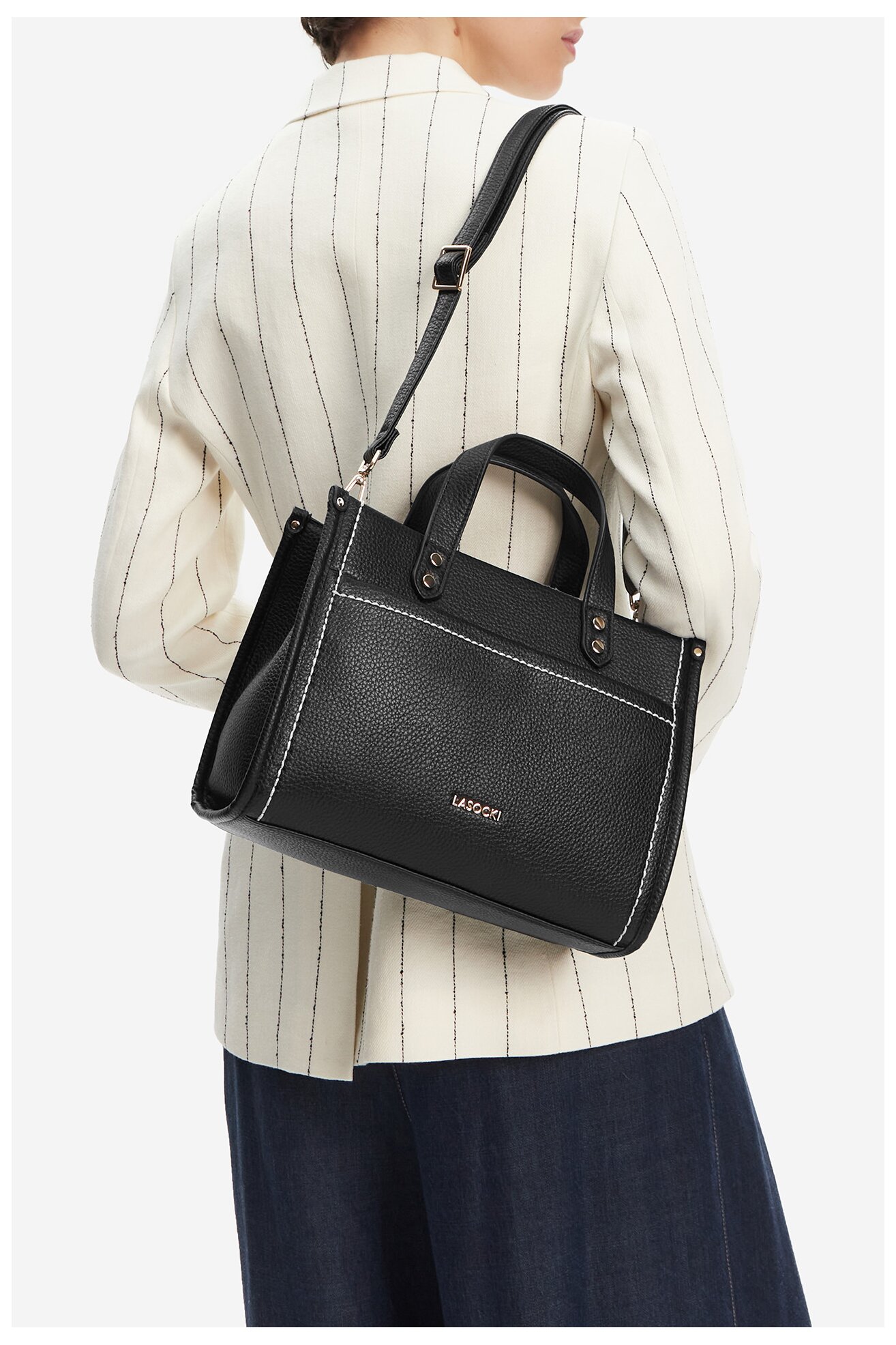 Kézitáska Lasocki LSK-O-009-07 FEKETE