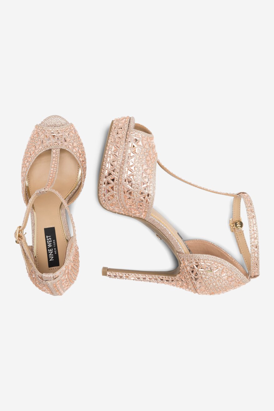 
                NINE WEST - Sandały na szpilce - 5905588153931