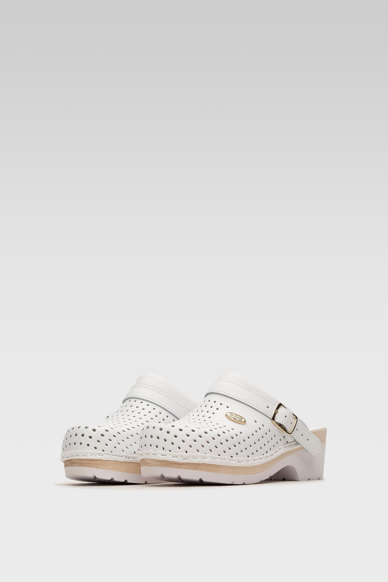 Klapki Scholl F20176 CLOG 1065 Biały