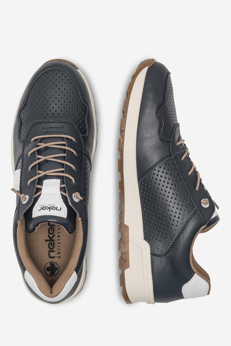 Rieker - Sneakersy skórzane - 2230056261515