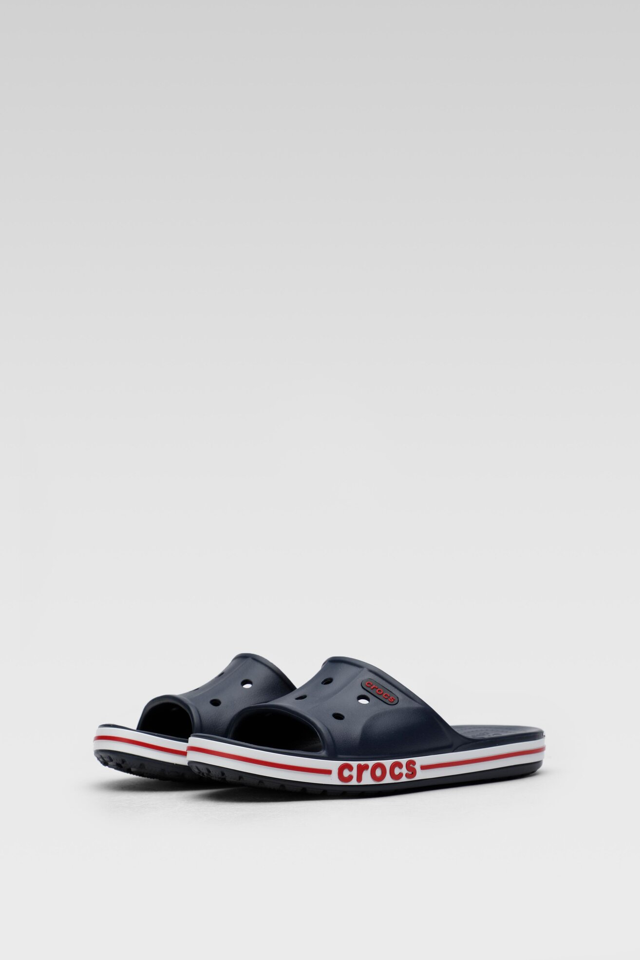 Klapki basenowe Crocs BAYABAND SLIDE 205392-4CC Granatowy