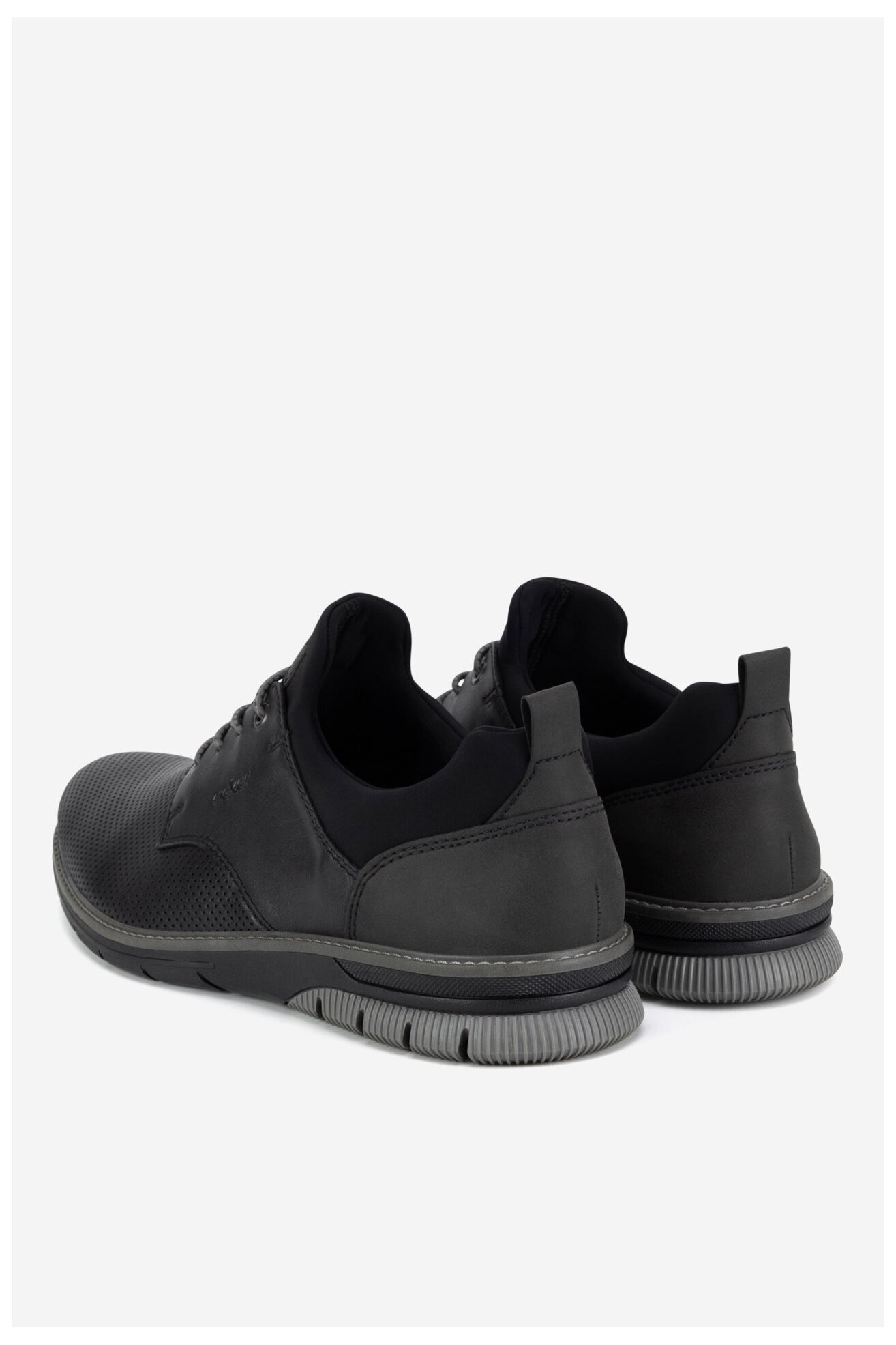 Półbuty Rieker 14450-00 Czarny