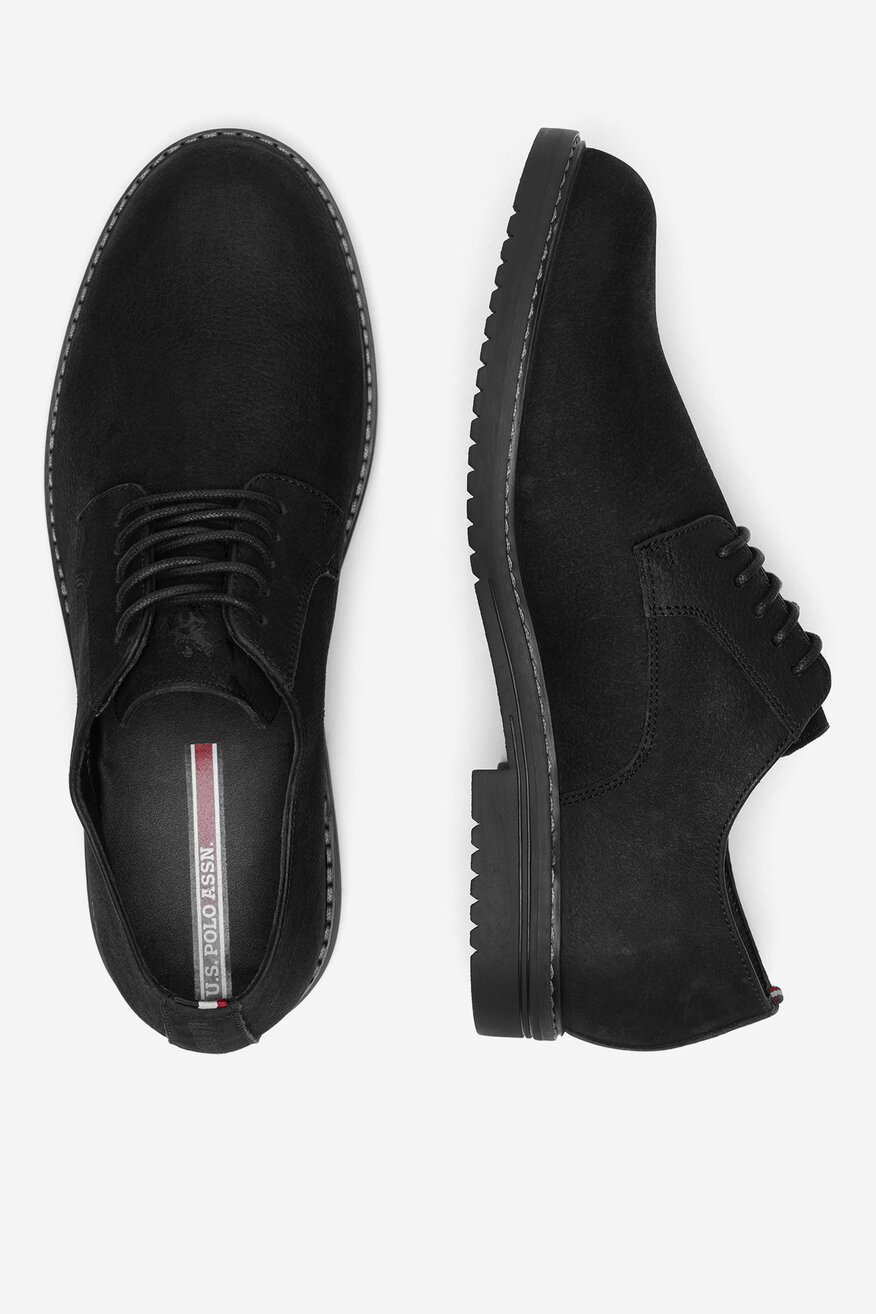 U.S. POLO ASSN. - Półbuty skórzane - 5903419687204