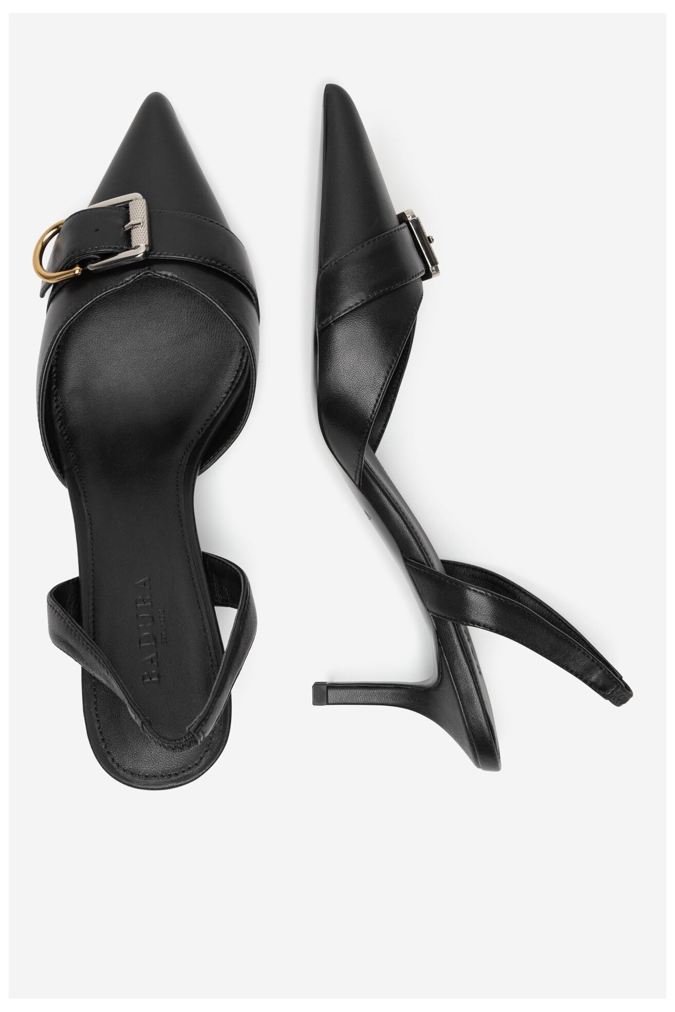 Pantofi cu toc Badura HOLLY-V1681-311 NEGRU