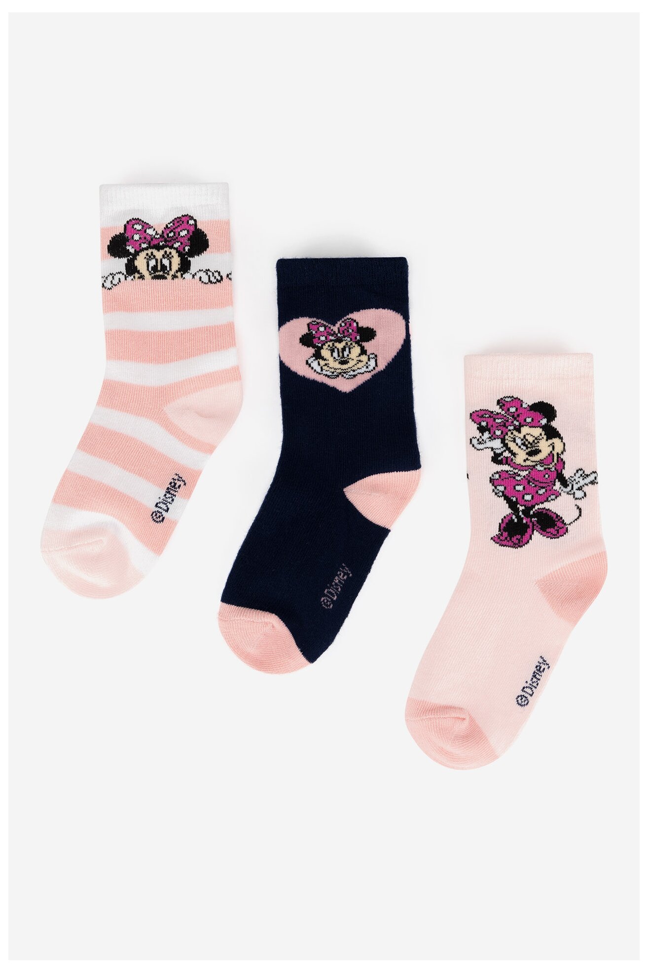 Чорапи Mickey&Friends ACCCS-AW24-341DCLS (3-PACK) РОЗОВ