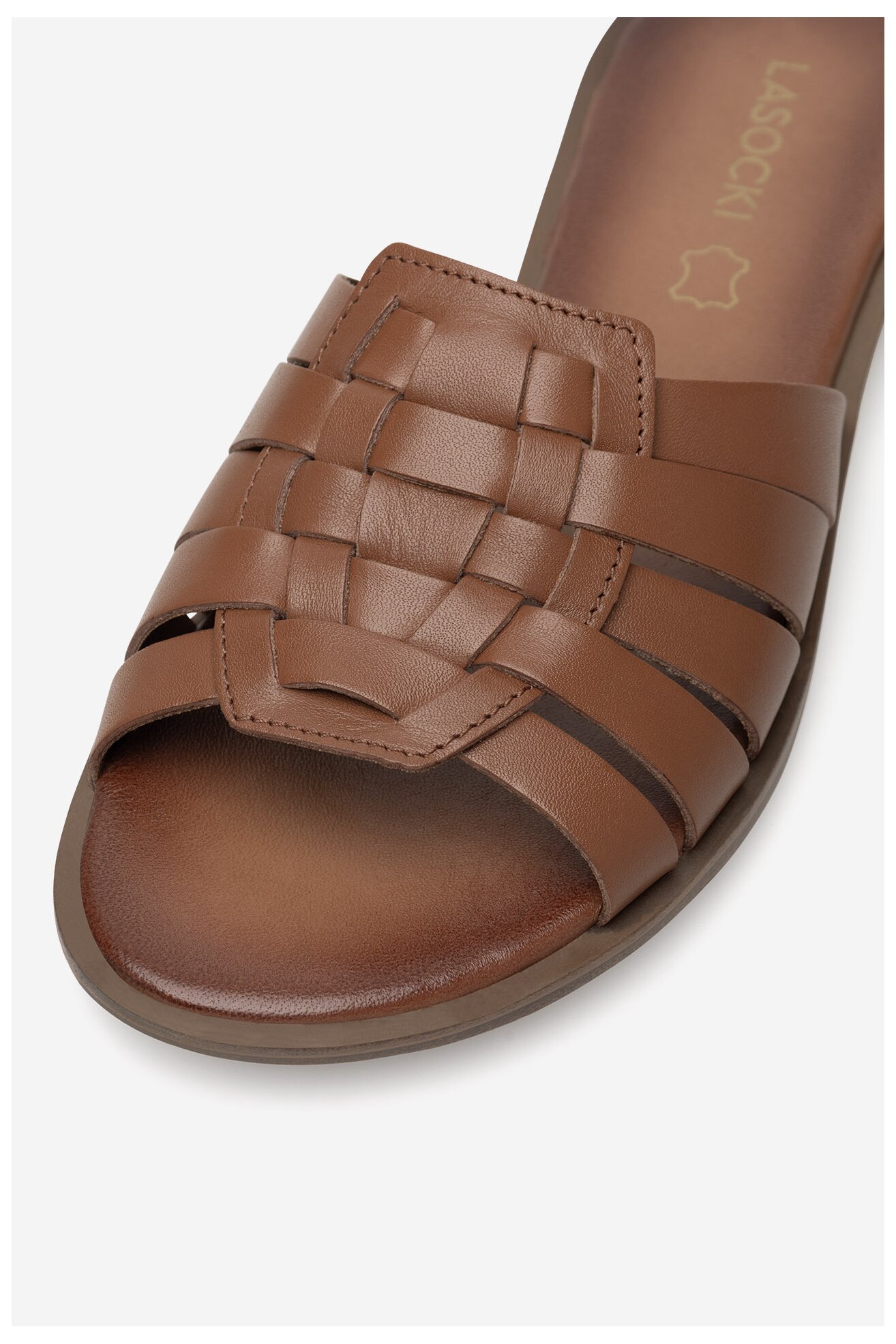 Klapki Lasocki WI23-AGA-09 Camel