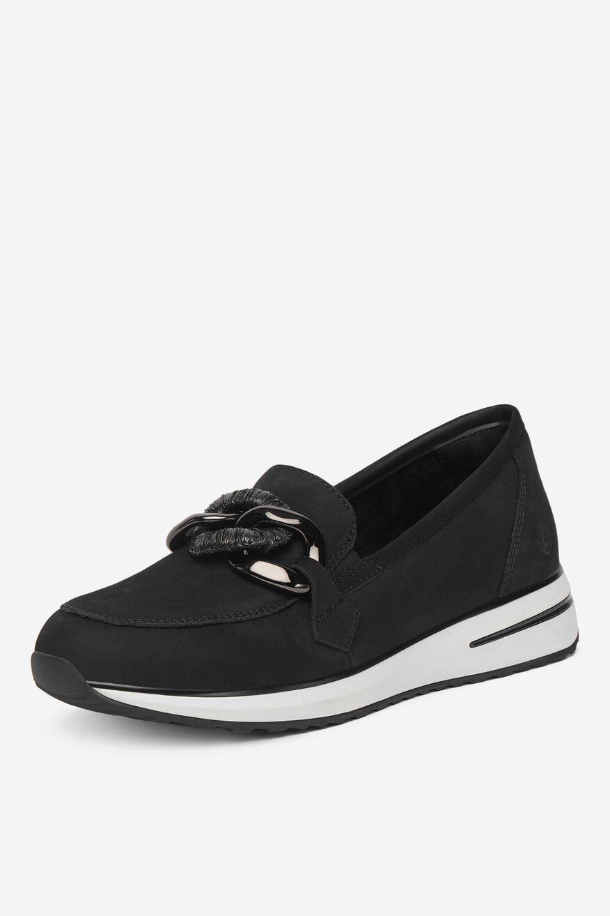 Remonte - Loafersy zamszowe - 2230074040277