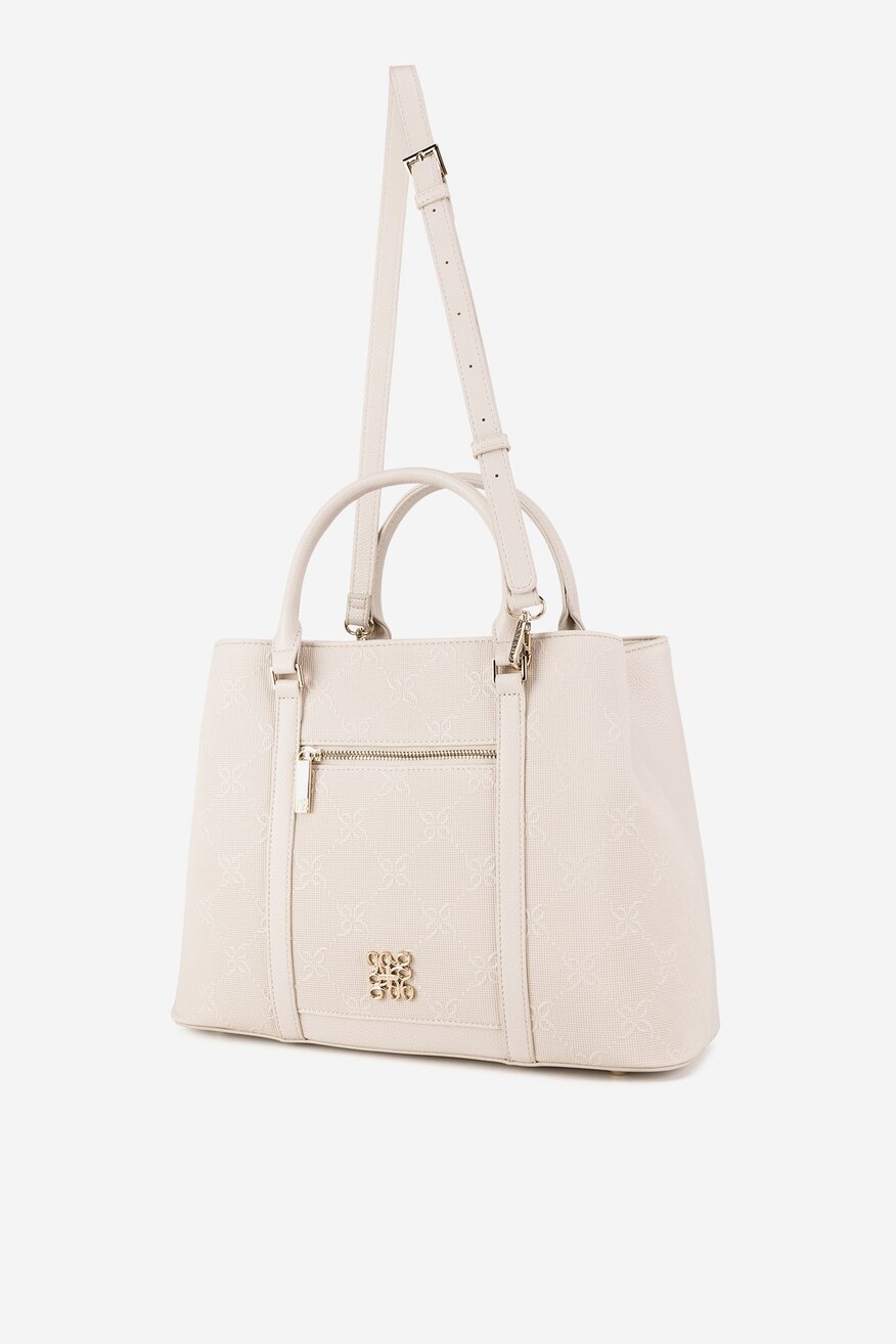 Kézitáska NINE WEST CSONTSZÍNŰ - 5906751030851