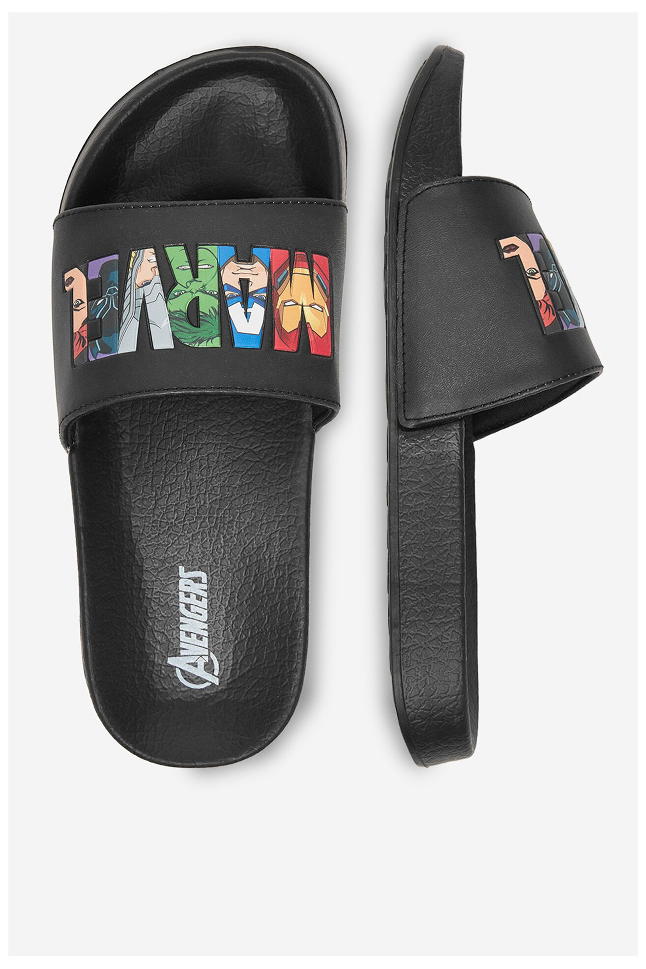 Klapki basenowe Avengers CEO-AW25-340AVMV Czarny