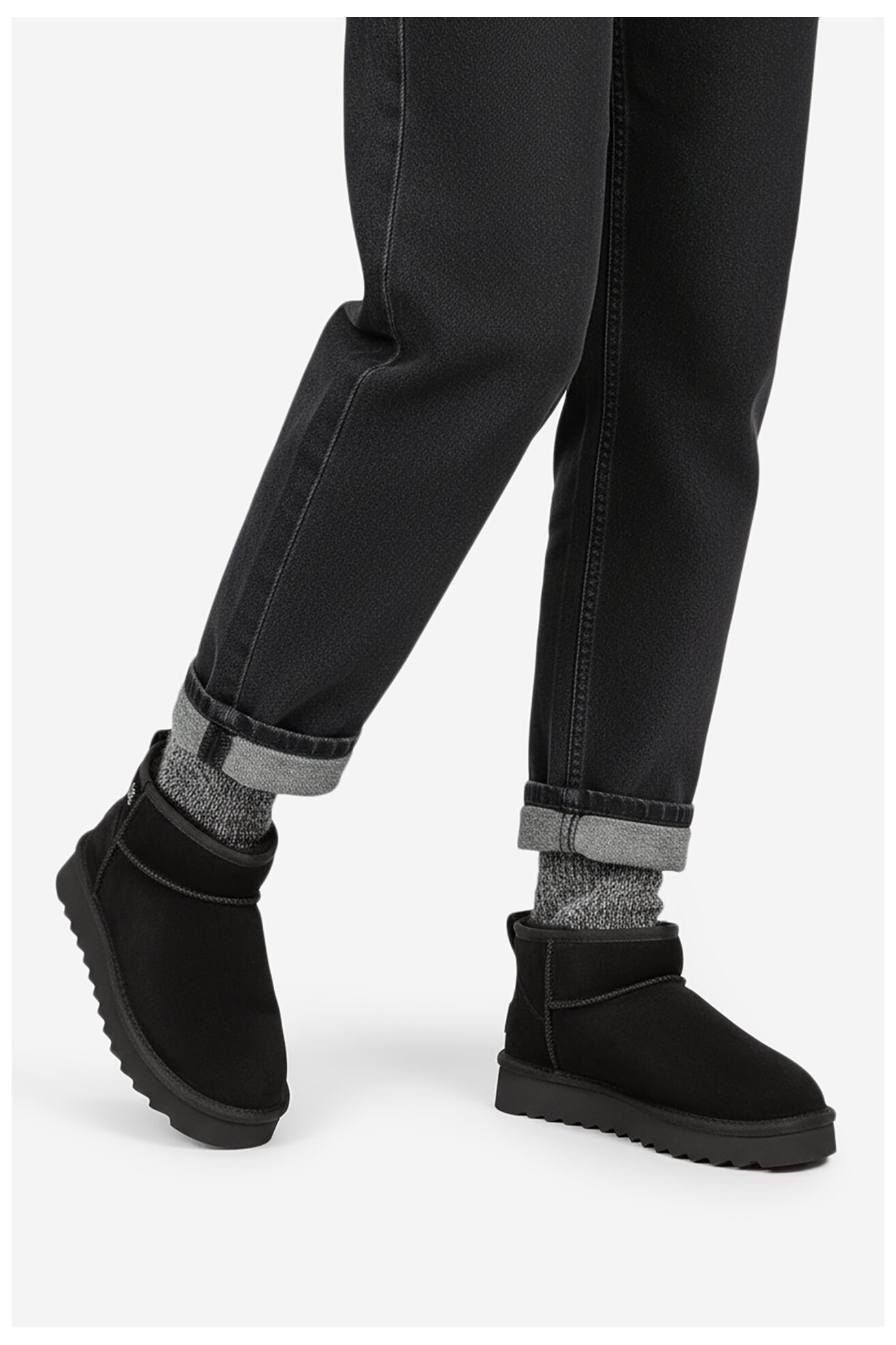 Kratke čizme NINE WEST CEO-MENA-01 CRNA