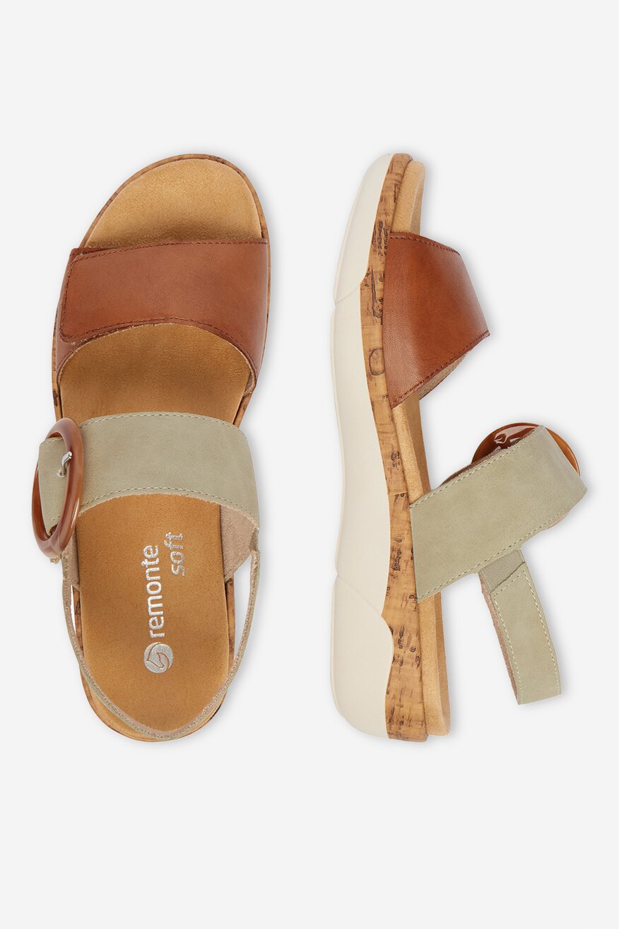 
                Сандали Remonte СВЕТЛОМАСЛИНЕН - 5906751738313