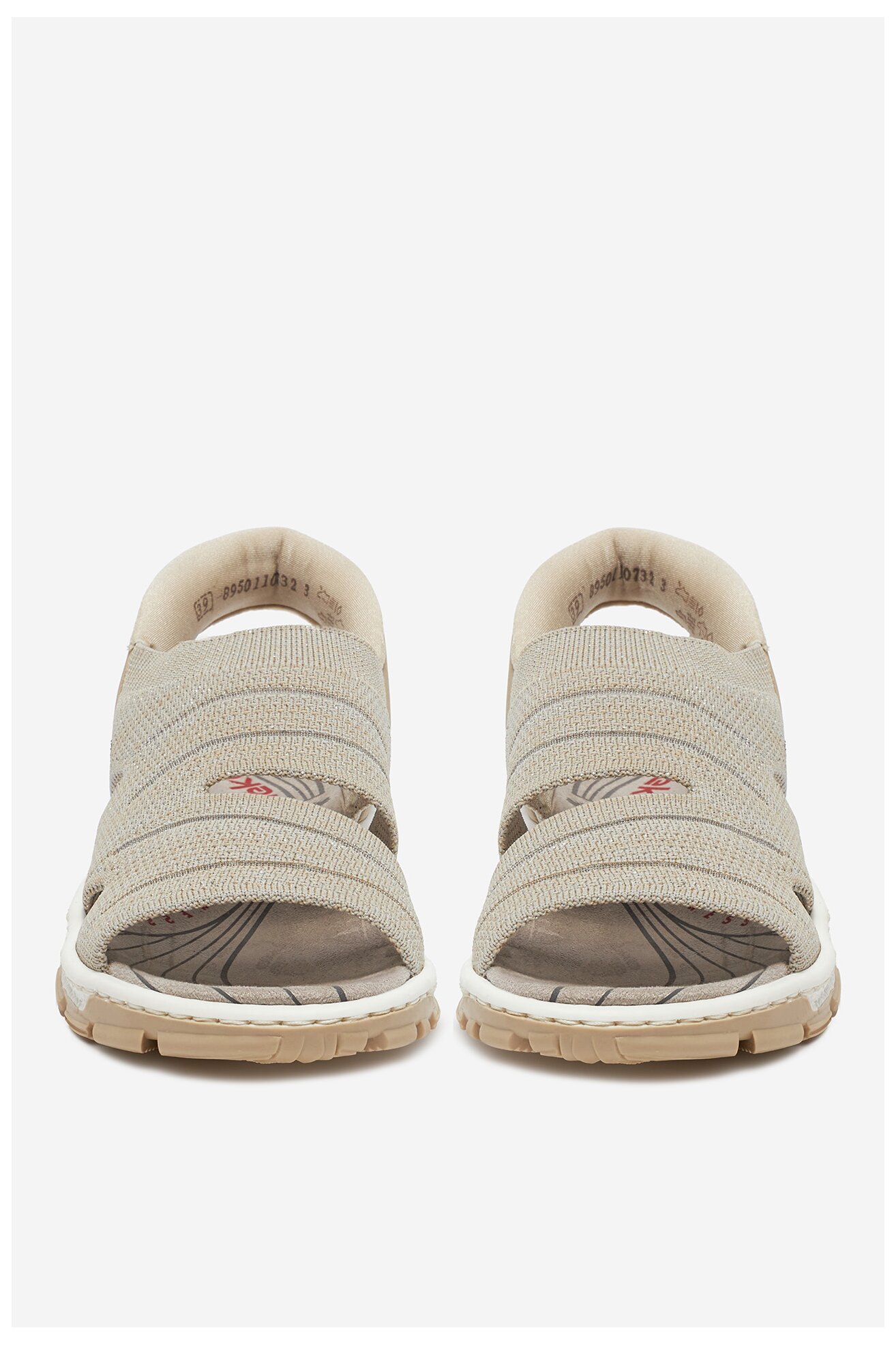 Sandały Rieker 68895-64 Beżowy jasny