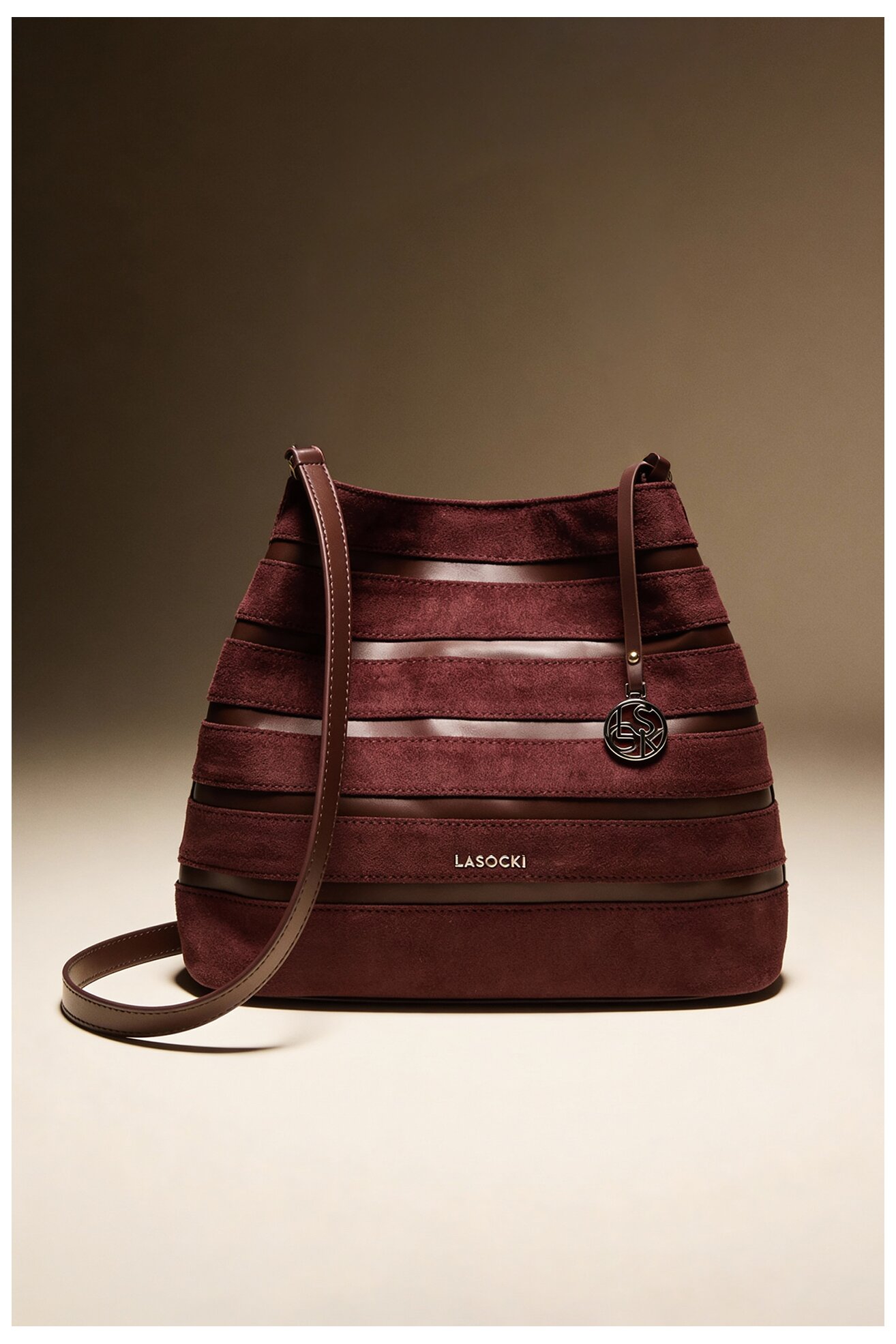 Kézitáska Lasocki C-LSK-L-013-08 BARNA