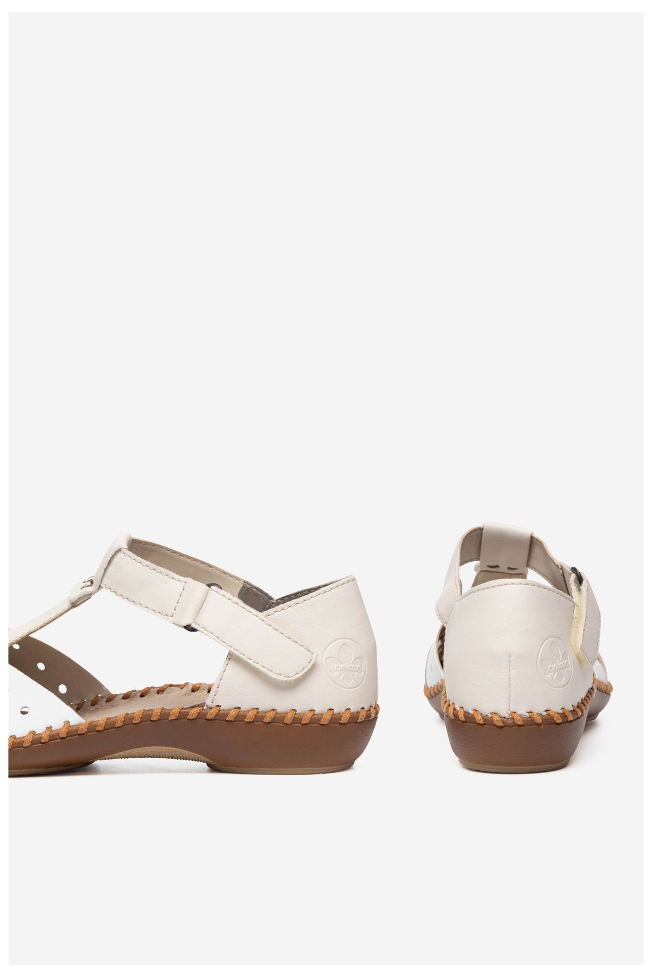 Sandały Rieker M1655-61 Beżowy