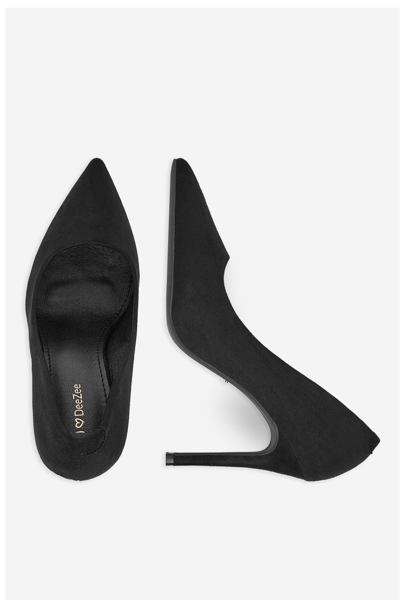 Czółenka DeeZee DBC-37237-1 Czarny