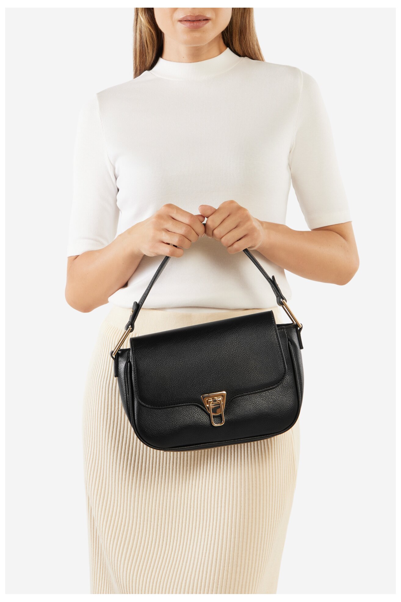 Kézitáska Lasocki LSK-B-020-06 FEKETE