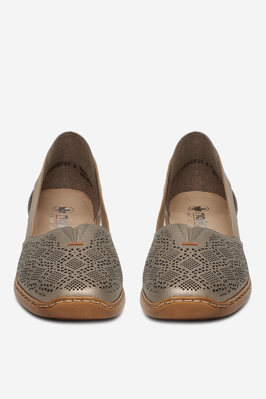 Baleriny Rieker BÉZS - 2230078415699