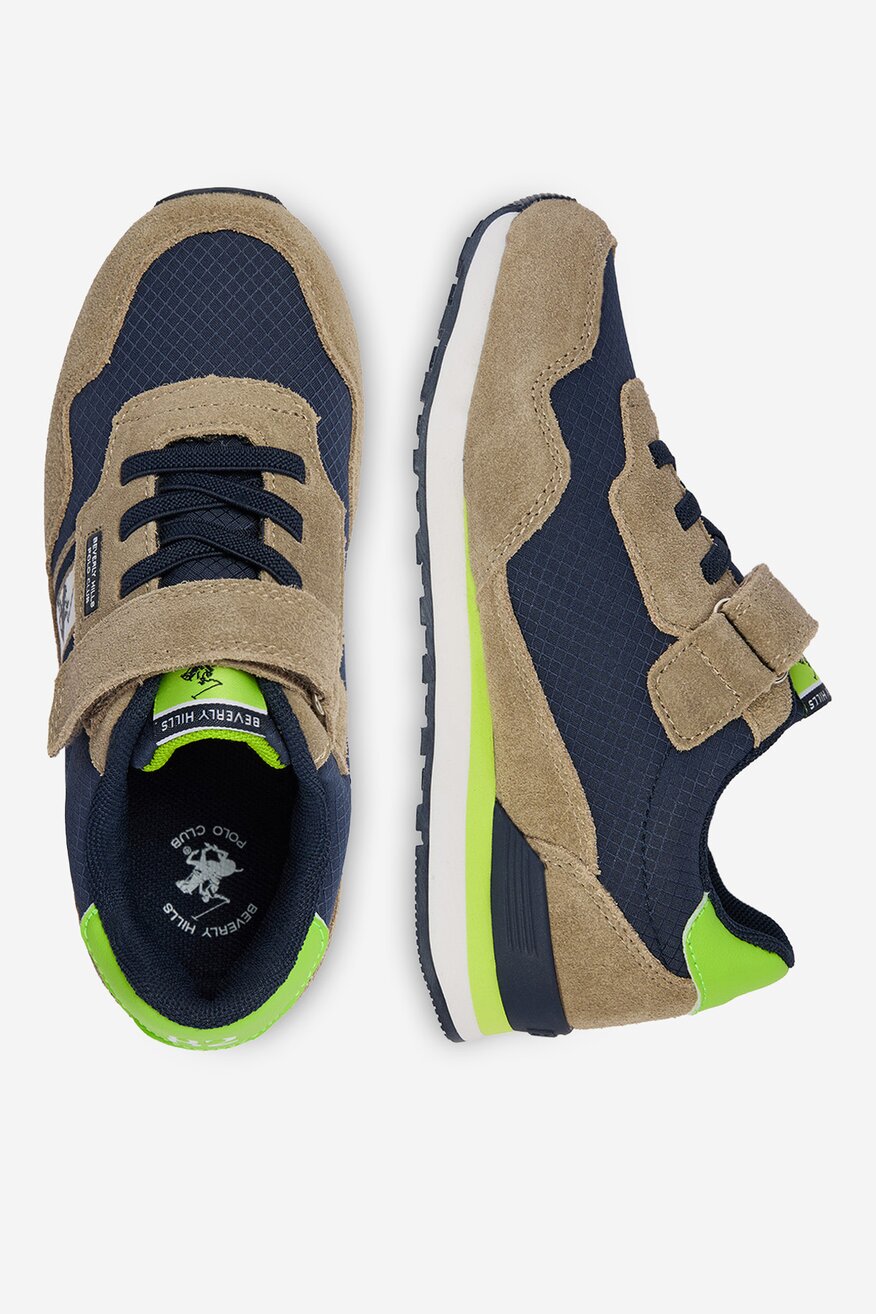 
                Beverly Hills Polo Club - Sneakersy skórzane - 5906751672556