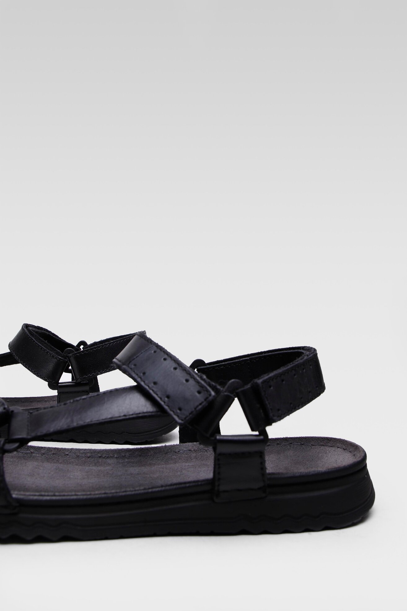 Sandały Cesare Cave MI07-A612-A412-17 Czarny