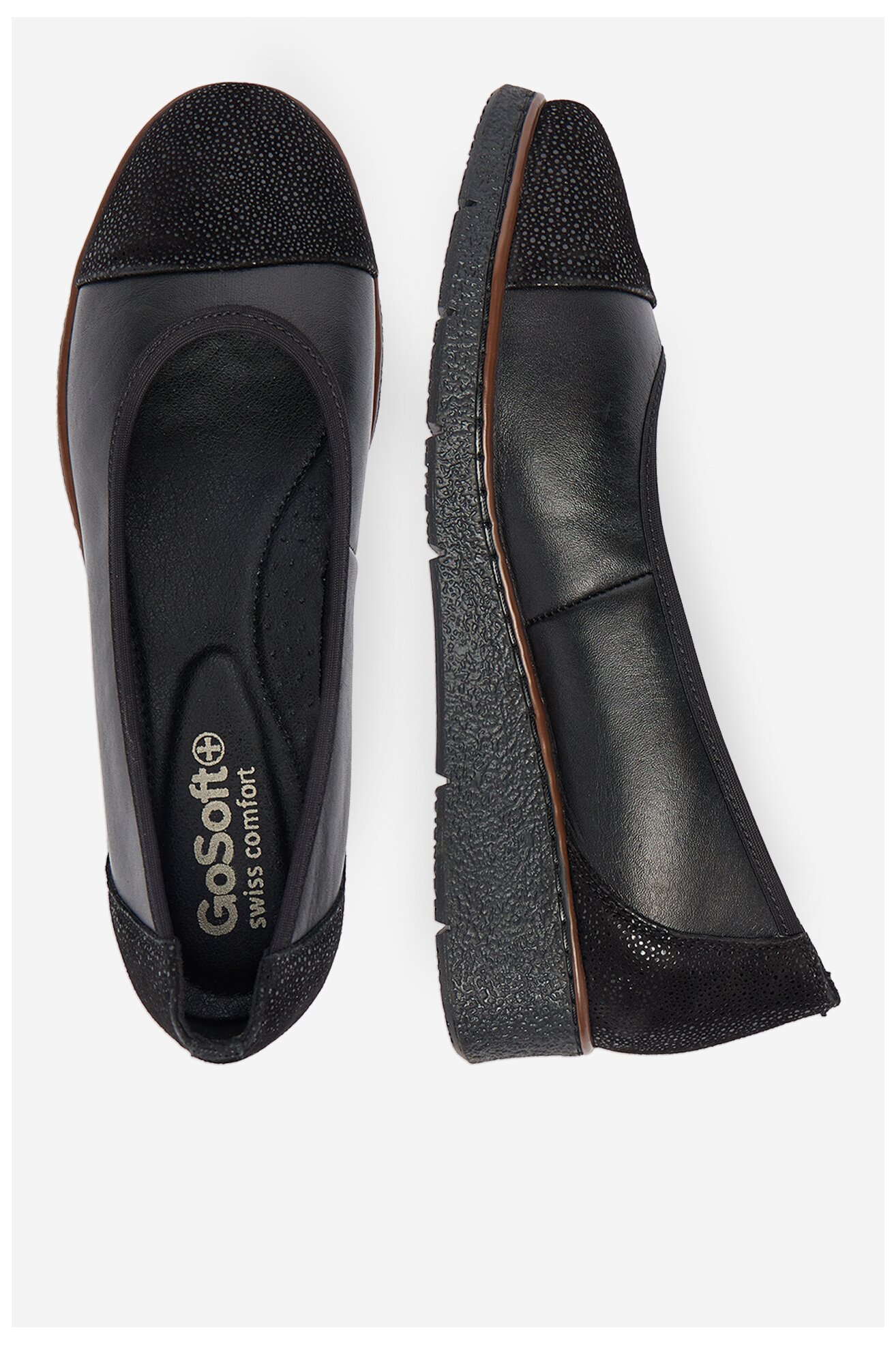 Baleriny Go Soft CEO-WI16-FLEXX-02 Czarny