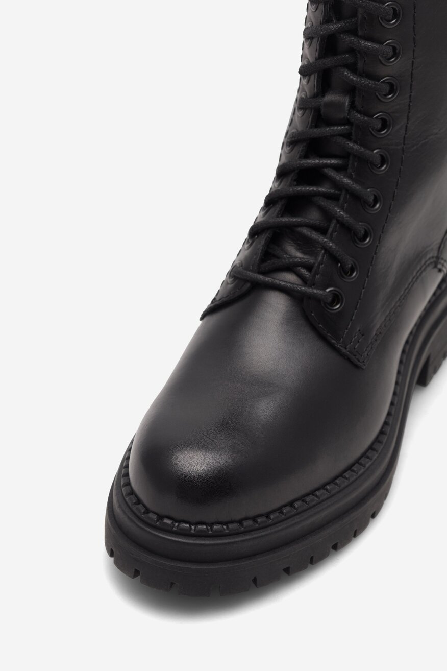 
                Lasocki - Trzewiki skórzane ocieplane - 5905588006893