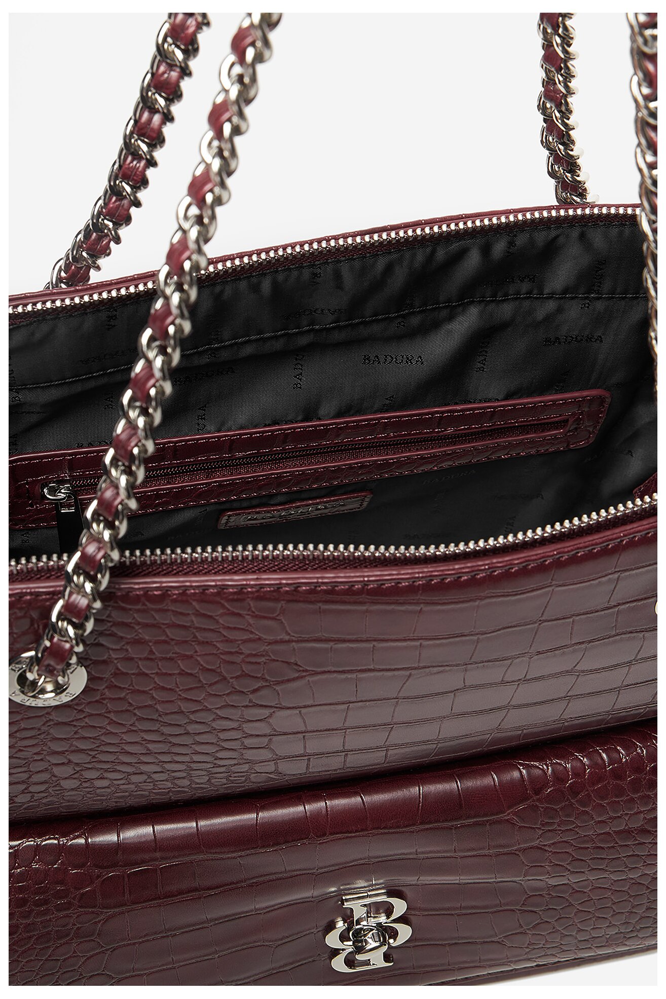 Kézitáska Badura C-ALANA-LDA7976 BORDÓ