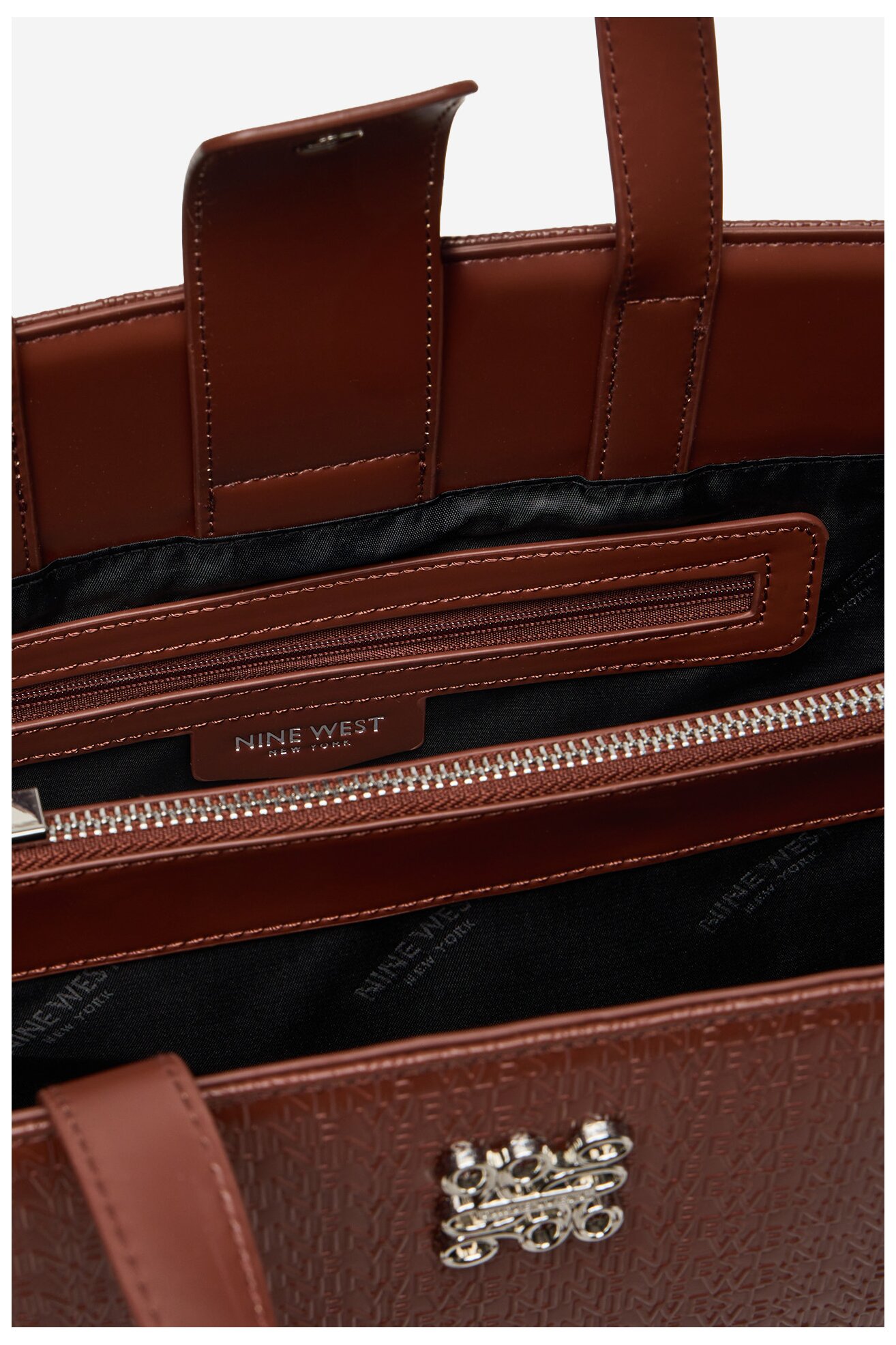 Kabelka NINE WEST CEO-HAMPSHIRE-III-LDA8174 HNĚDÁ