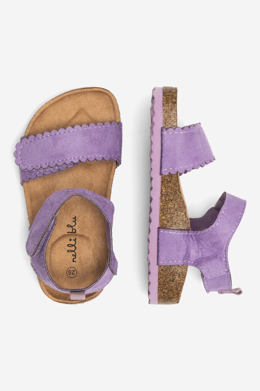 
                Nelli Blu - Sandały fioletowe - 5904862827094