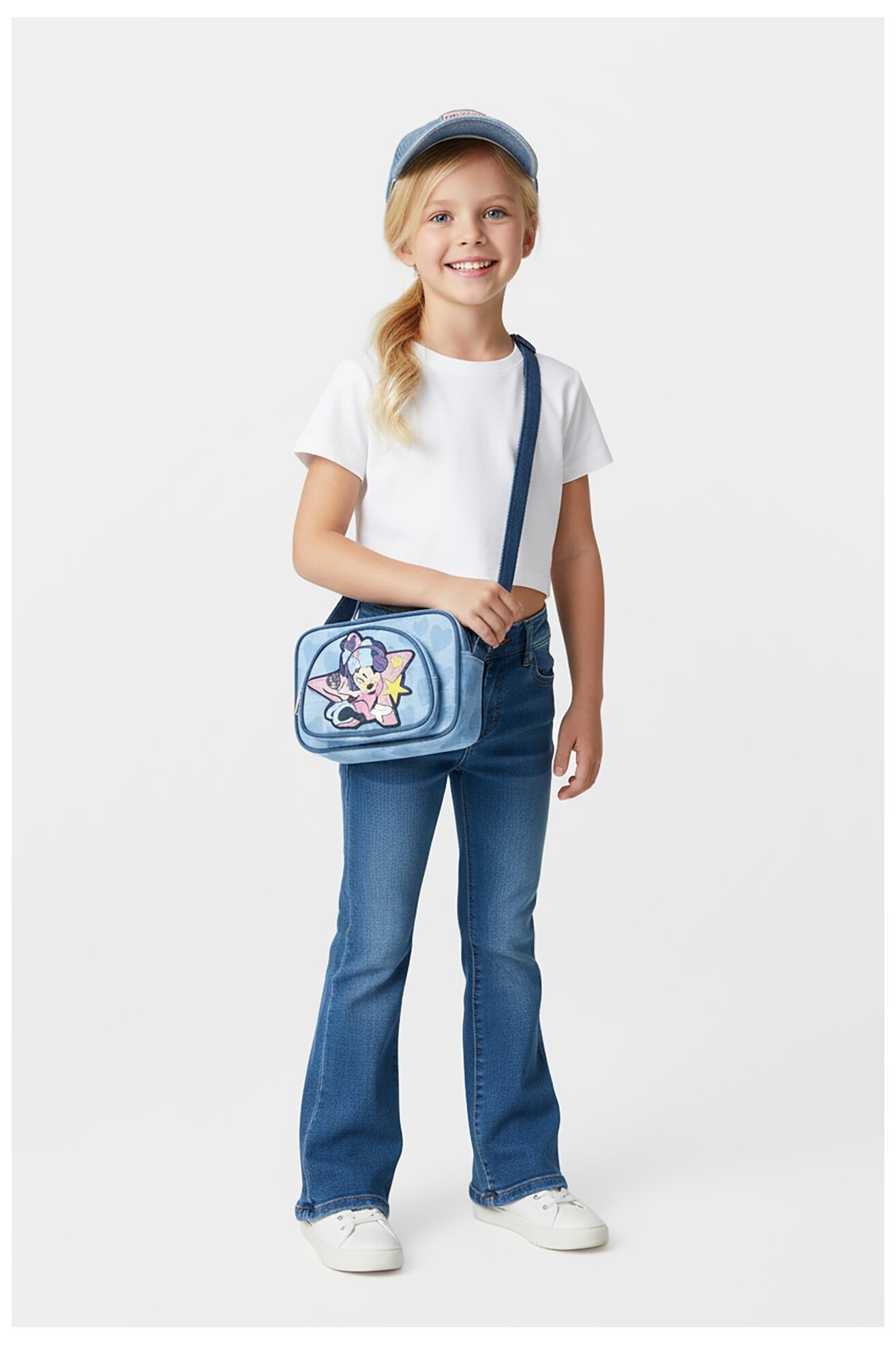 Geantă de mână Mickey&Friends CEO-ACCCS-AW25-101DSTC ALBASTRU