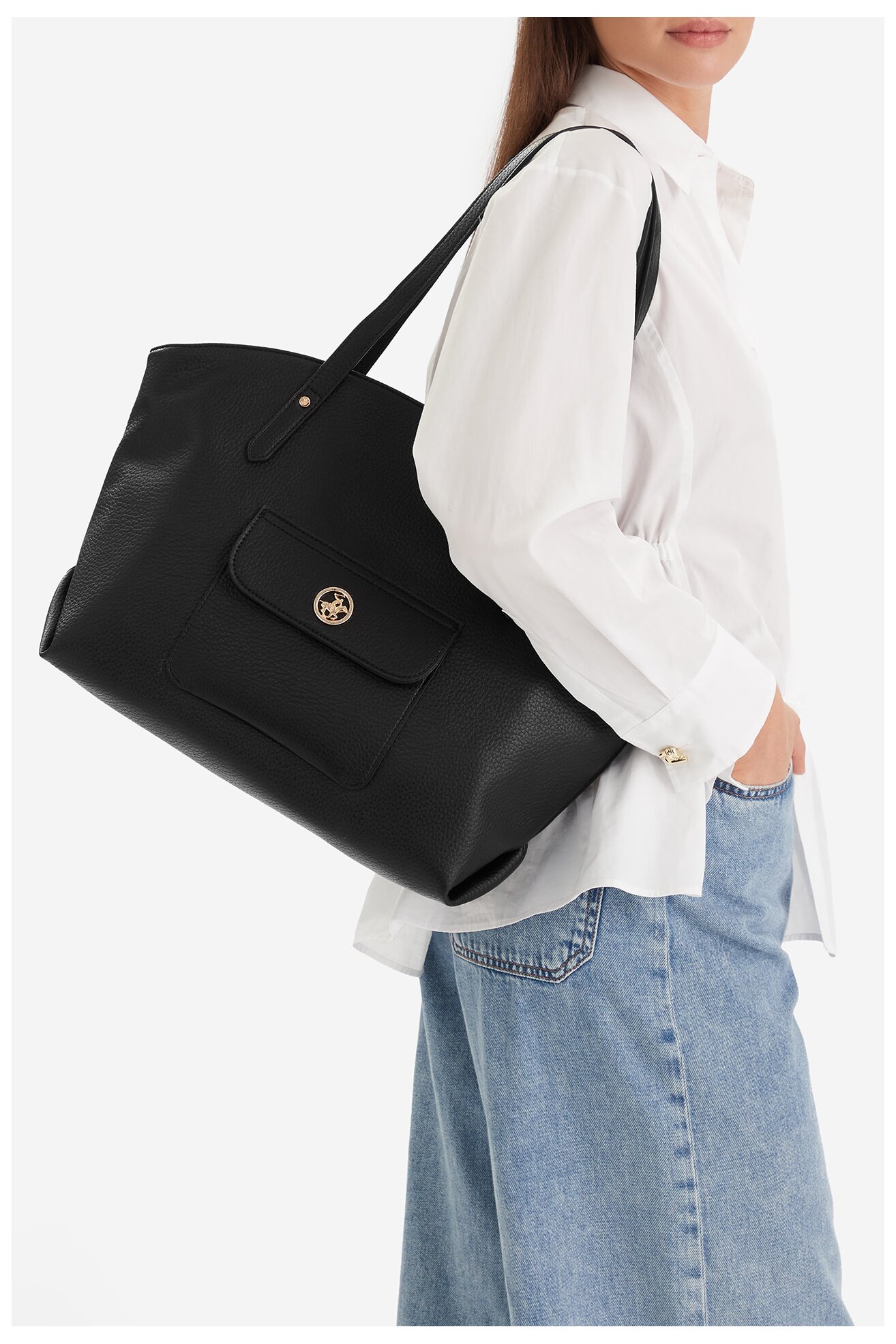 Дамска чанта Beverly Hills Polo Club CEO-BHPC-C-001-09 ЧЕРЕН