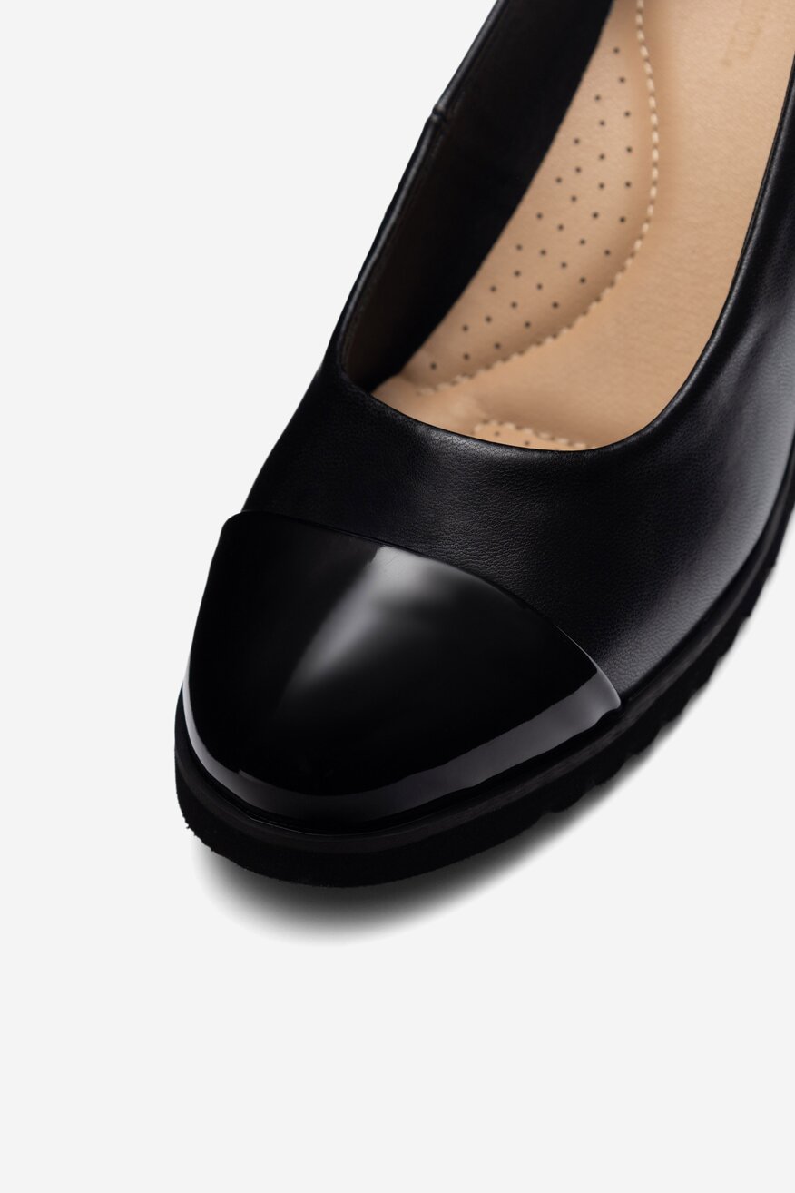 Clara Barson - Czółenka na koturnie - 5905588703013