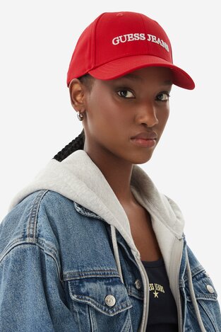 Бейсболка GUESS JEANS WBEO-GJ-U3-002-SS26 ЧЕРВОНИЙ