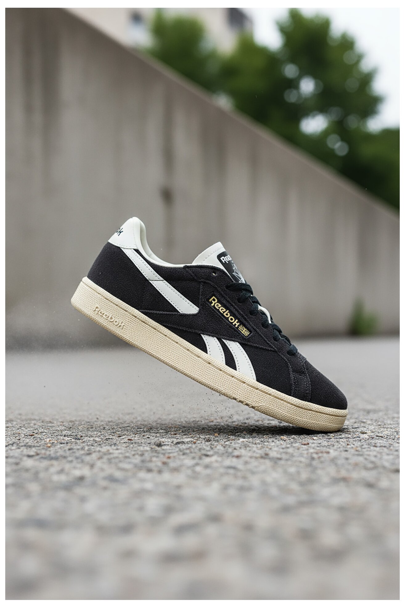 Încălțăminte sport Reebok EO-CLUB C GROUNDS UK 100228138 NEGRU