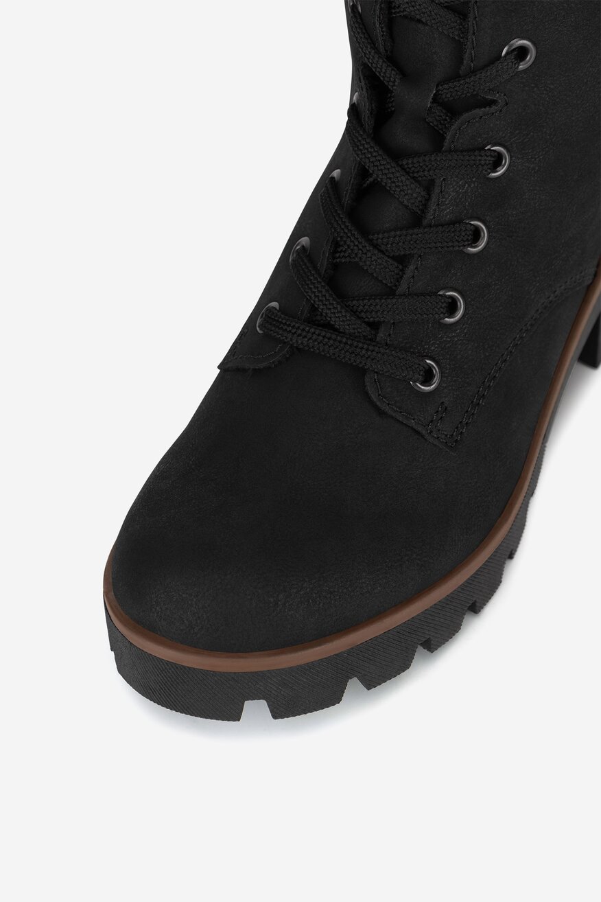 Rieker - Trzewiki ocieplane na słupku - 2230068902796