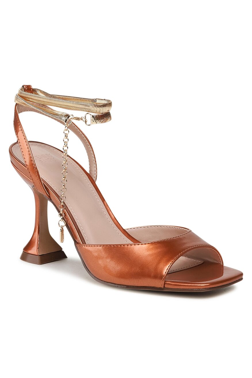 
                Jenny Fairy - Sandały na obcasie miedziane - 5903698706566