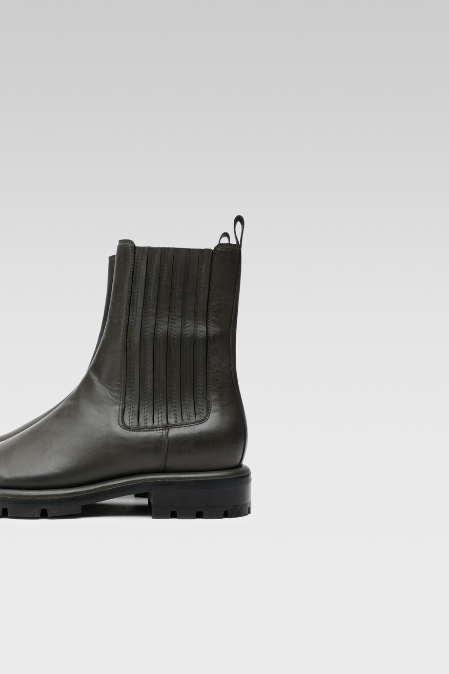 Gino Rossi - Skórzane botki srebrne - 5904862542423