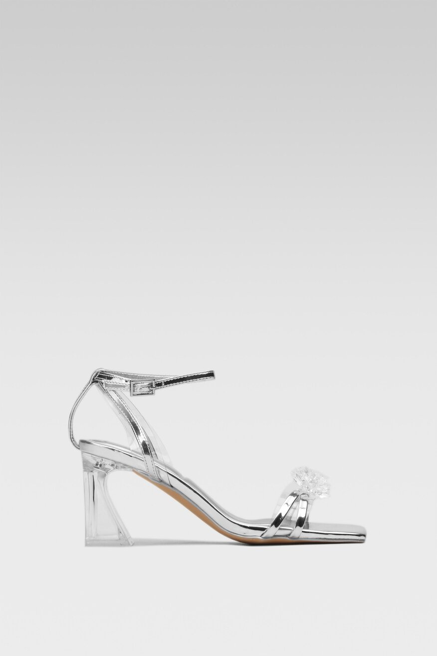 
                Jenny Fairy - Sandały srebrne - 5904862847863