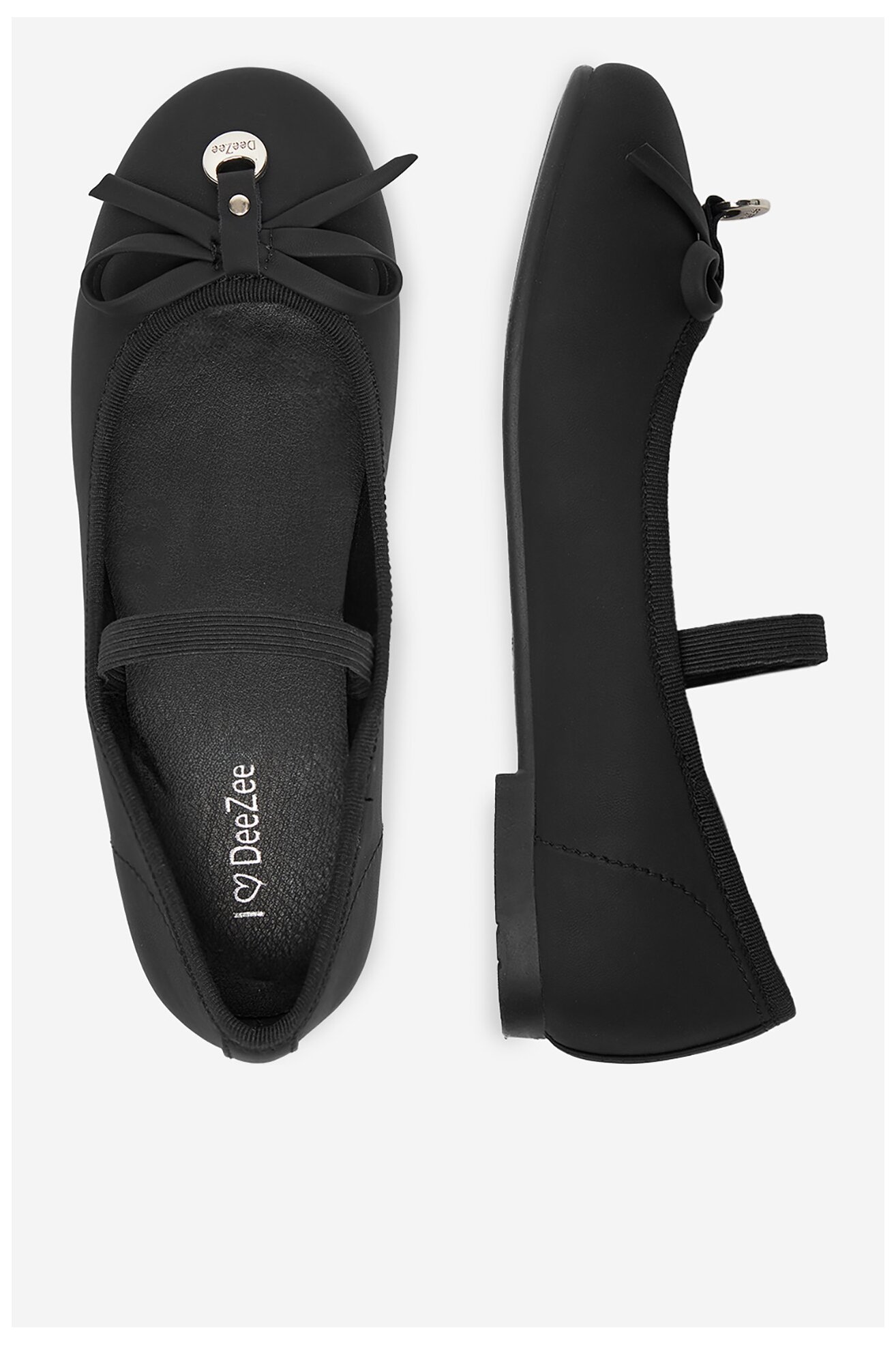 Baleriny DeeZee CEO-CS21273-03 Czarny