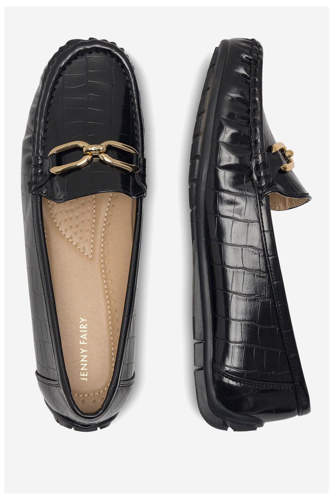 Mokaszin Jenny Fairy WFA1010-1 FEKETE