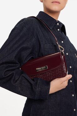 Torebka NINE WEST CEO-MISSISIPI-I-LDA8009 Bordowy