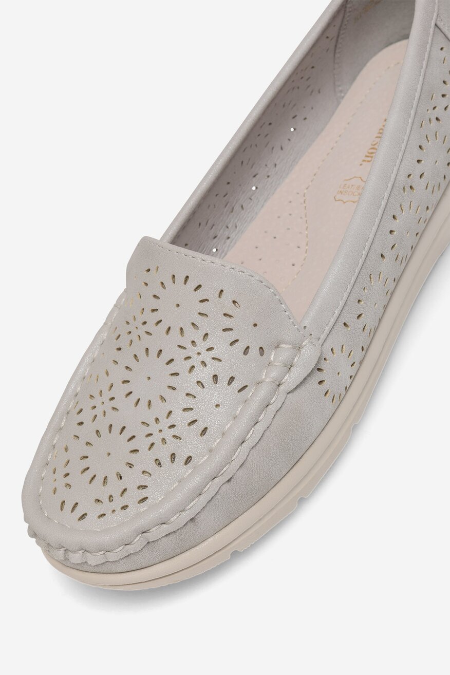 Mokaszin Clara Barson SZÜRKE - 5905588483915