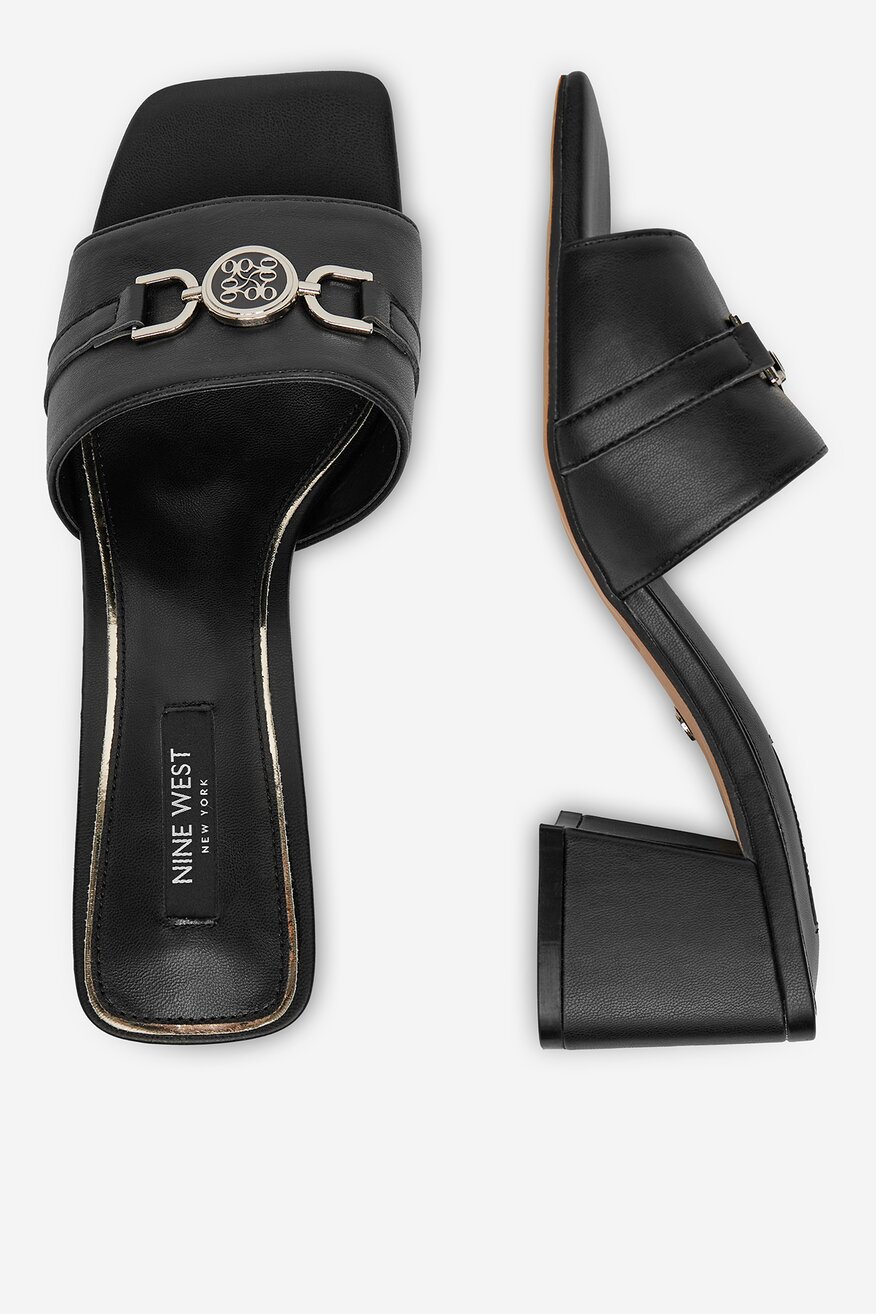 Șlapi NINE WEST NEGRU - 5906751158142