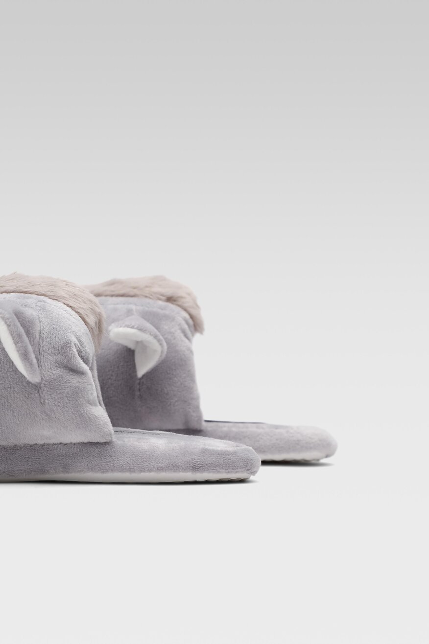 Action Boy - Kapcie szare - 5904248881665