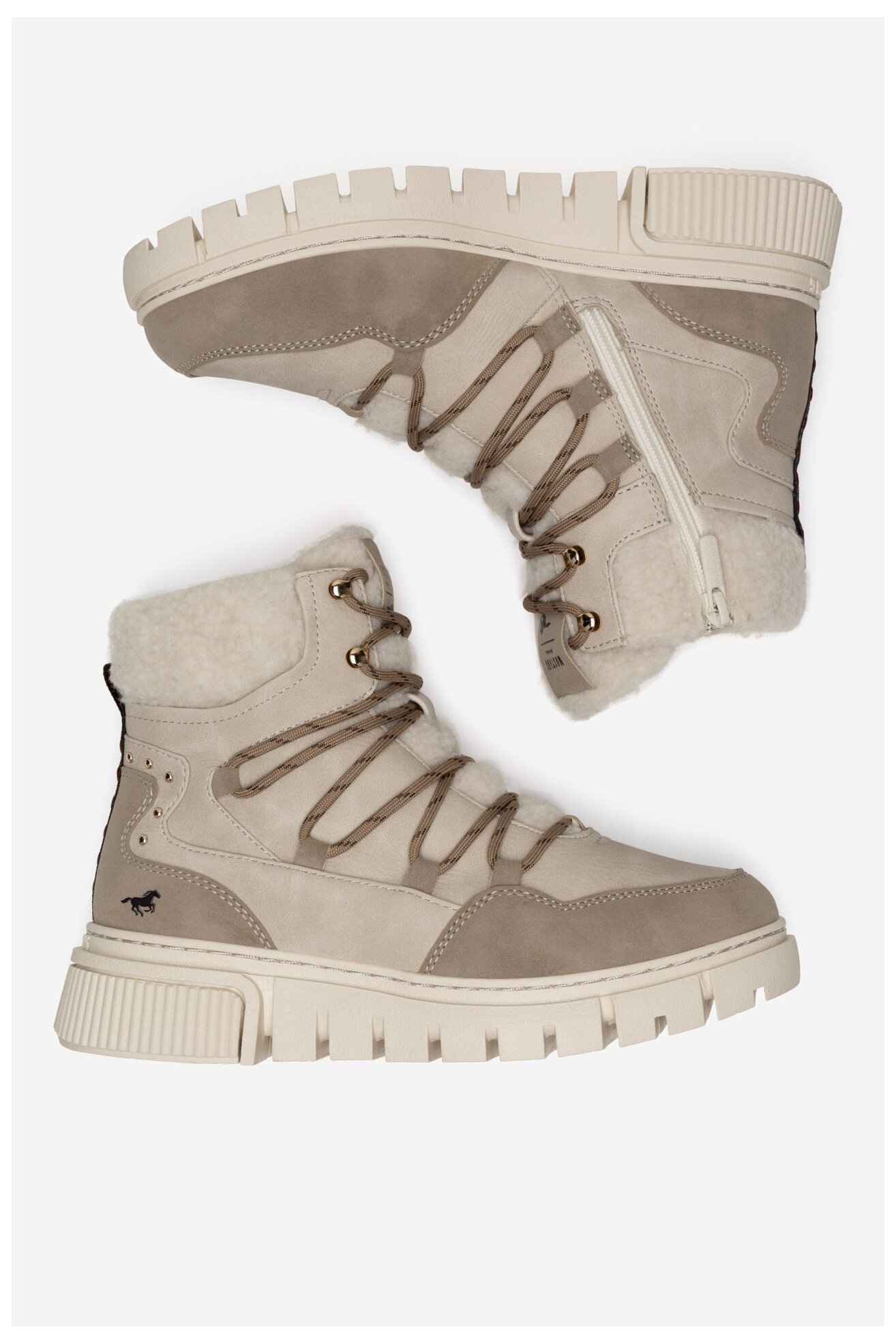 Боти Mustang 1502-602 БЯЛ