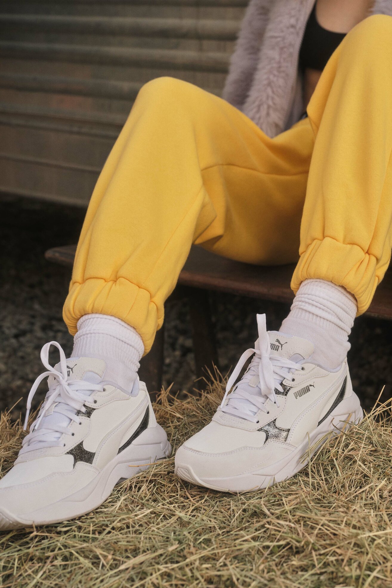 Obuwie sportowe Puma X-RAY SPEED LITE WNS RAW METALLICS 38484801 Biały