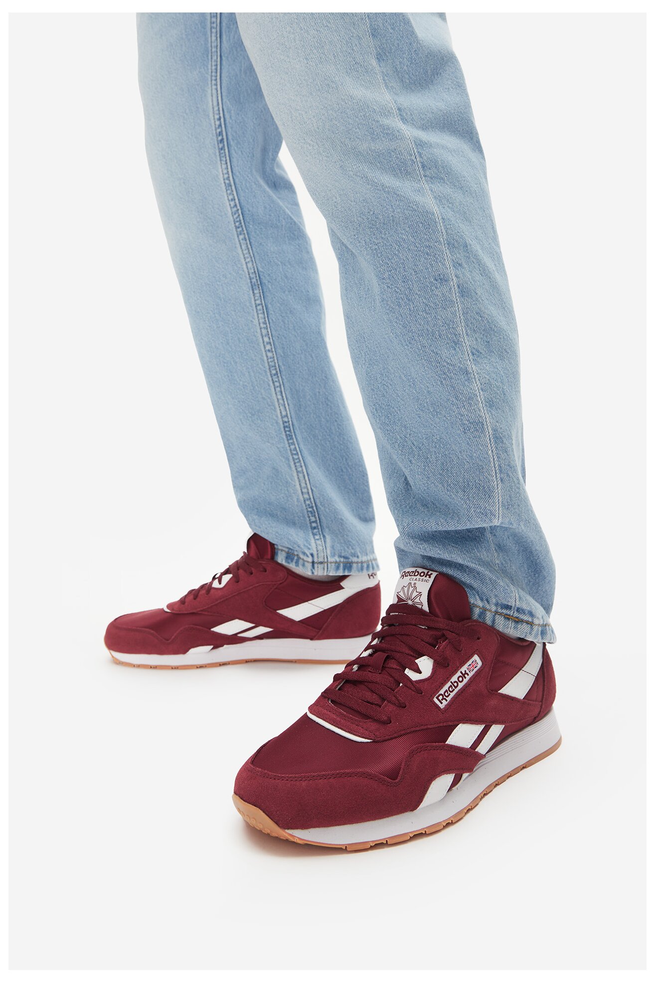 Obuwie sportowe Reebok CLASSIC NYLON 100205110 Czerwony