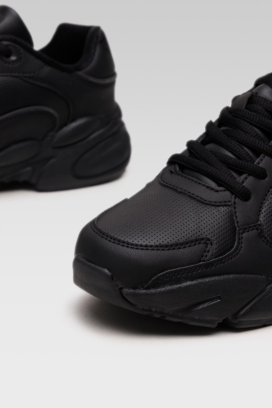 
                Champion - Obuwie sportowe czarne sznurowane - 5903698771830