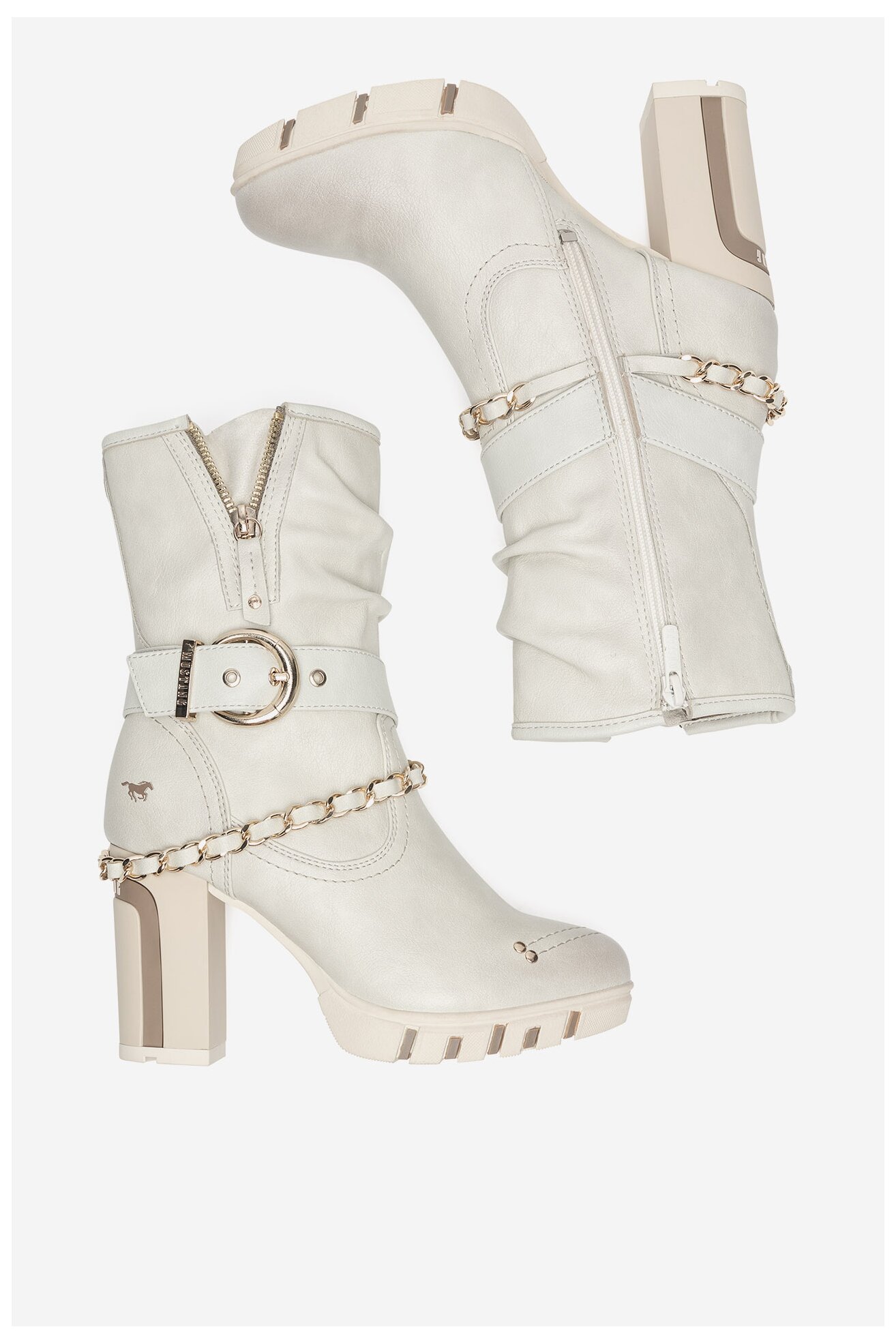 Csizma Mustang 1363-505 FEHÉR