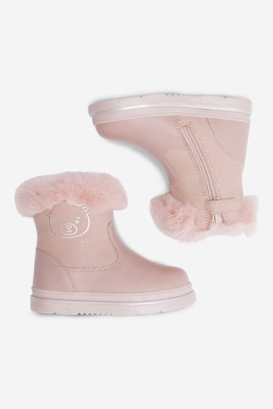 Lasocki Kids - Kozaki skórzane ocieplane - 5905588135531