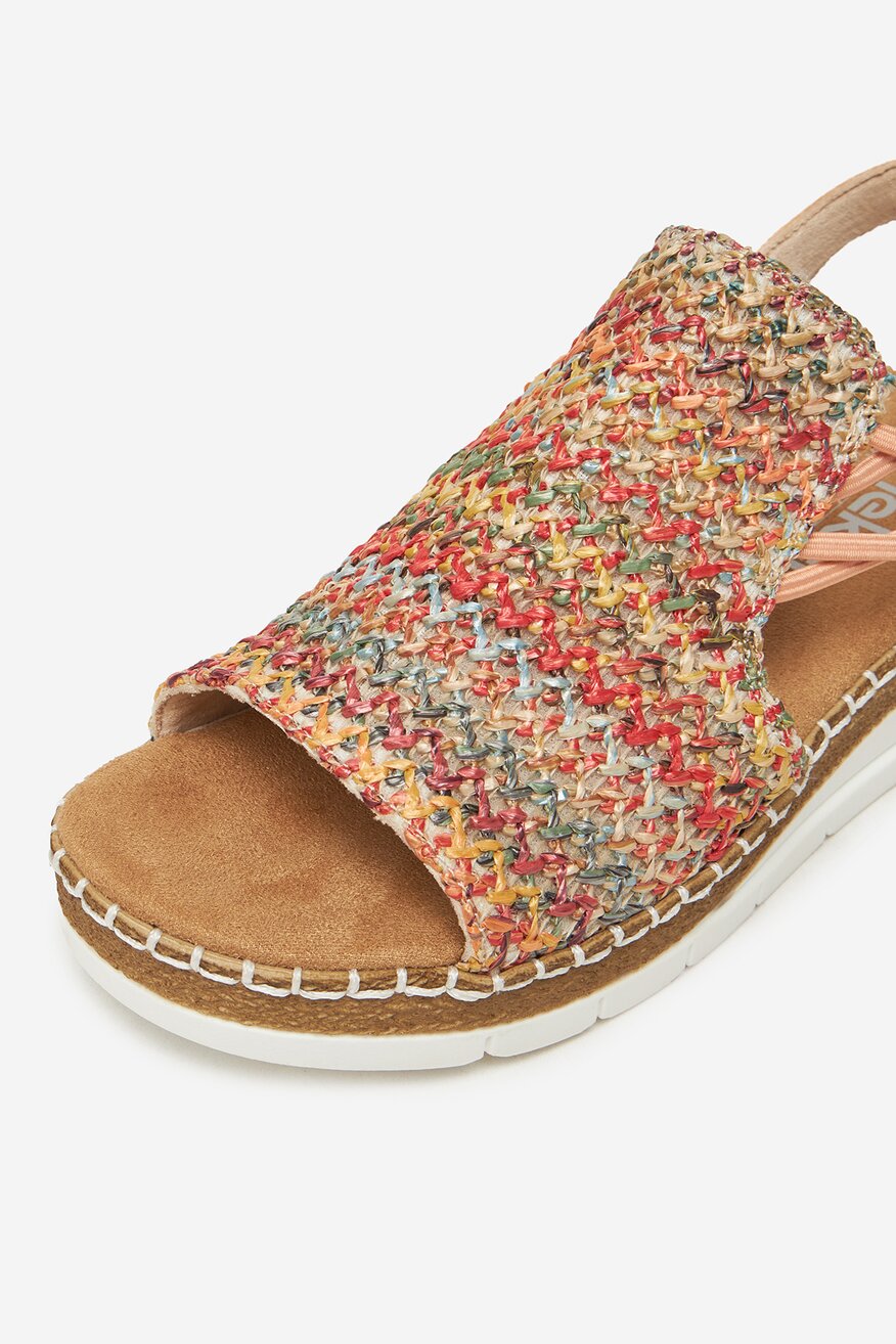 
                Rieker - Sandały na koturnie - 2230078425025